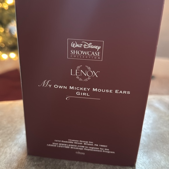 NIB LENOX Walt Disney Showcase My Own Mickey Mouse Ears Girl Ornament - Picture 4 of 6